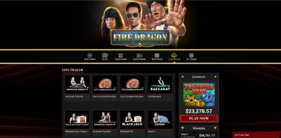 BoVegas features live dealer casino games