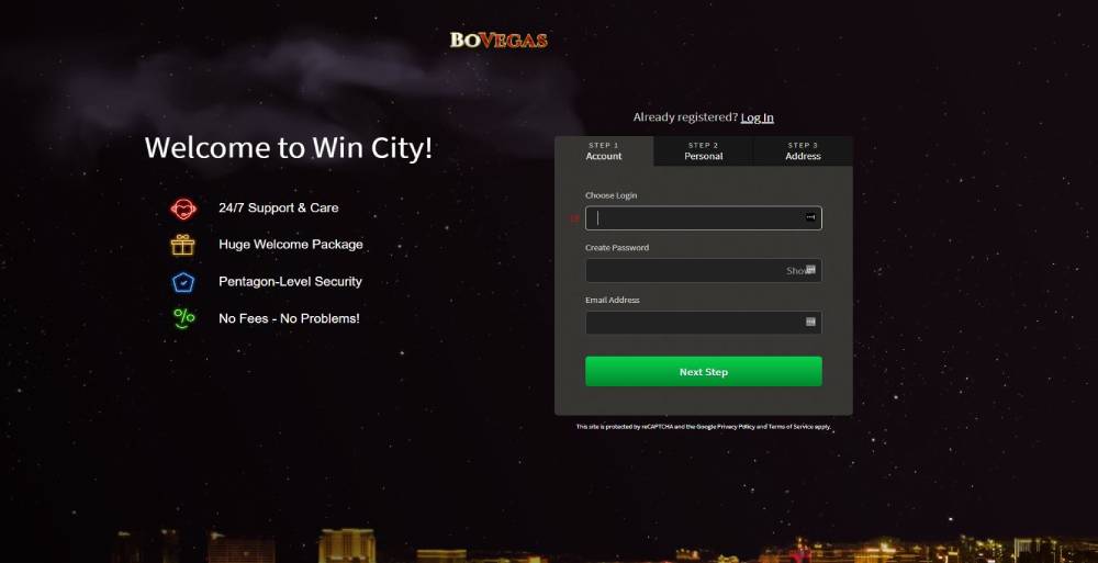 Register now and get a bonus at BoVegas